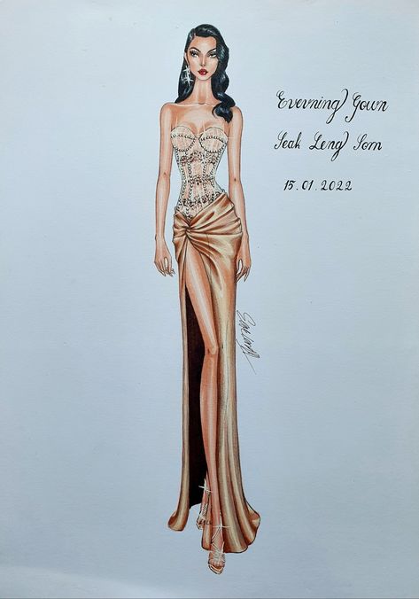 Fashion Sketches Dresses Gowns, Fashion Illustration Face, Met Gala Dresses, Dress Illustration, Dressy Casual Outfits, Fashion Sketches Dresses, Fashion Drawing Dresses, Dress Design Sketches, Fashion Illustration Dresses