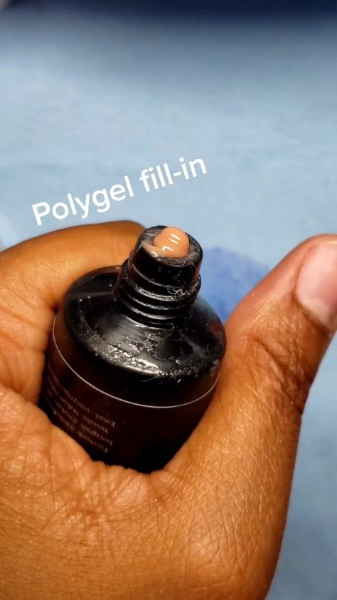 Ari(@ariaslayznails) on TikTok: Polygel fill in. Be sure to prep the nail first! #happyeaster #lifeathomequiz #fyp #happyathome How To Fill Polygel Nails, Poly Gel Pedicure, Poly Jelly Nails, Polygel Toenails, How To Apply Polygel Nails, Easy Polygel Nail Designs, Poly Gel Nails Tutorial, Nails Extension Designs, Short Polygel Nails