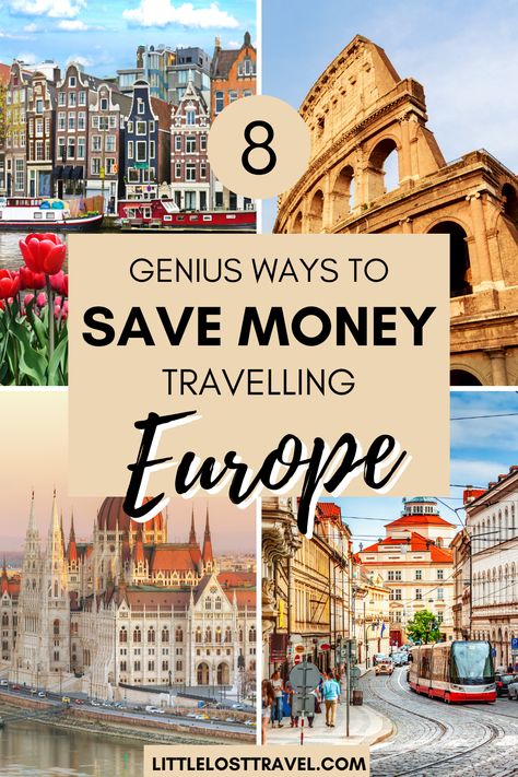 From cheap travel destinations to top money saving tips while travelling, here are the easiest ways to travel around Europe on a budget. #budgettravel #europe #europetravel How To Travel Cheap, Cheap Europe Destinations, Cheap Travel Destinations, Best Places In Europe, Europe On A Budget, North Europe, Travel Around Europe, Places In Europe, Visit Europe