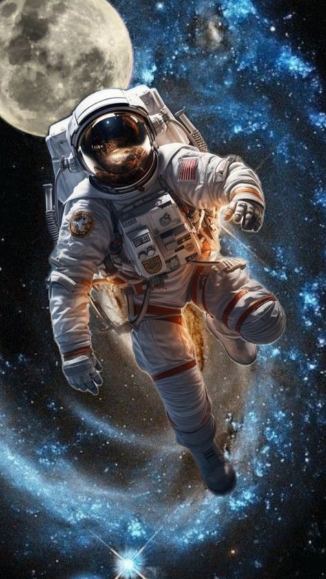 Slayyy Space Wallpaper Astronaut, Astronaut In Space Art, Space Images Galaxies, Asteroid Wallpaper, Galaxy Art Wallpaper, Space Astronaut Wallpaper, Astronauts Wallpaper, Humans In Space, Human Wallpaper