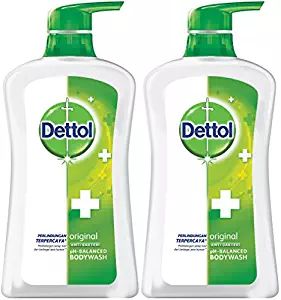 Dettol Anti Bacterial pH-Balanced Body Wash, Original, 21.1 Oz / 625 Ml (Pack of 2) Antibacterial Body Wash, Oil Body Wash, Clean Scents, Body Odor, Clear Acne, Baby Oil, Manicure E Pedicure, Body Spray, Shower Gel