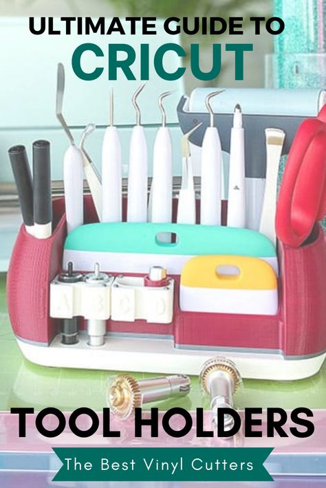 Ultimate Guide to Cricut Tool Holders Cricut Tools Organization, Cricut Tool Organizer Diy, Cricut Tool Organizer, Tools Organization Ideas, Tool Storage Ideas, Tool Organization Diy, Cricut Tools, Tools Organization, Tool Caddy