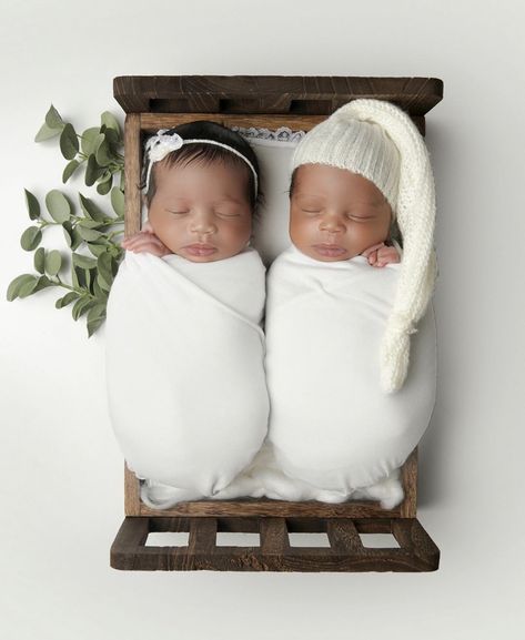 Black Twin Babies, Twin Photoshoot, Newborn Twin Photos, Twin Baby Photography, Twin Photography, Twin Baby Boys, Twin Baby Girls, Twin Photos