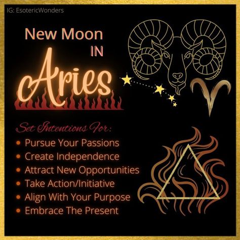 New Moon Aries, Aries Party, Witch Info, Aries New Moon, Witch Astrology, Wicca Holidays, New Moon In Aries, Witch Ideas, Moon In Aries