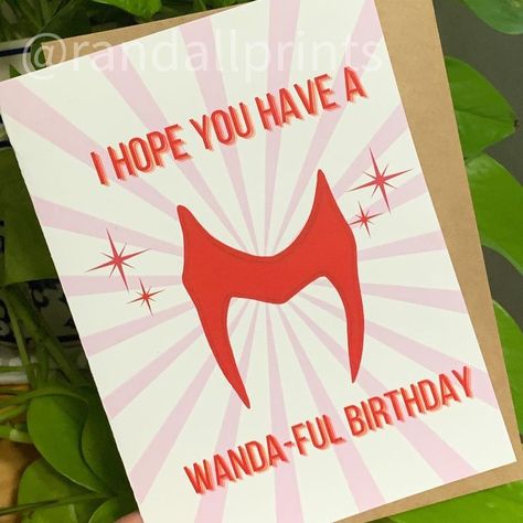 Marvel Birthday Cards, Harry Potter Valentines, Vision Marvel, Harry Potter Cards, Marvel Cards, Simple Birthday Cards, Birthday Cards For Boyfriend, Witch Gift, Bday Cards