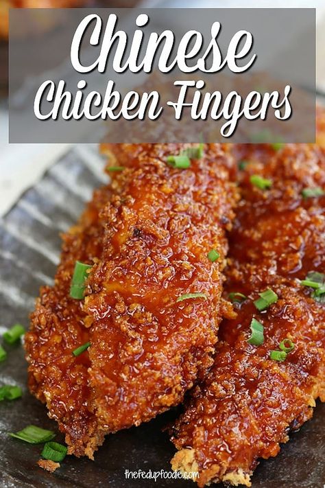 Chinese Chicken Fingers, Sticky Chinese Chicken, Foodie Recipes Healthy, Chicken Finger Recipes, Mapo Tofu, Easy Chinese Recipes, Chicken Tender Recipes, Chinese Chicken, Chicken Fingers