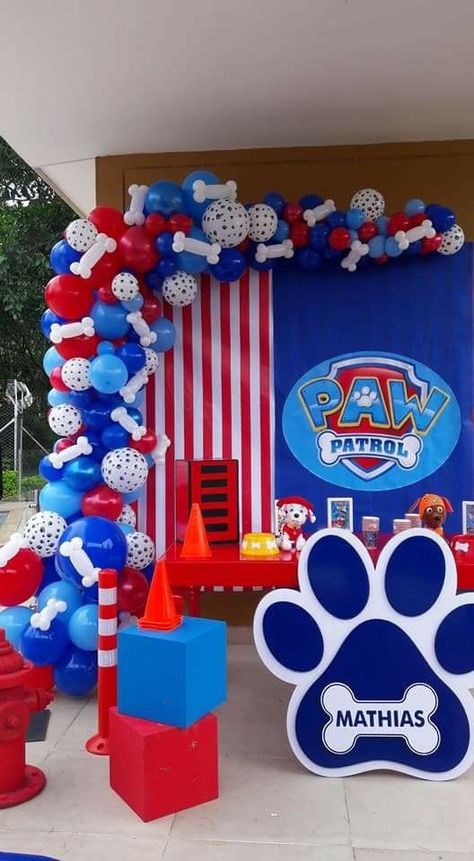 Paw Patrol Birthday Ballons, Paw Party Decorations, Paw Patrol Balloon Decorations, Paw Patrol Decorations Birthdays, Paw Patrol Party Ideas Decoration, Paw Patrol 1st Birthday, Paw Patrol Birthday Party Decorations, Paw Patrol Party Ideas, Paw Patrol Balloons