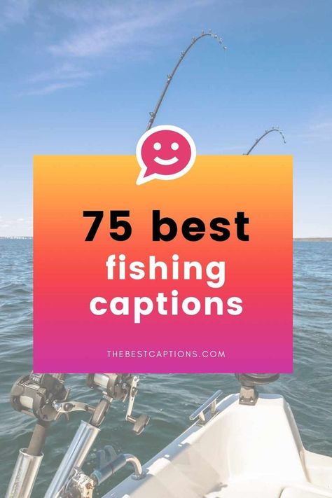 Fishing Captions, Girls Fishing Quotes, Captions For Guys, Fish Puns, Instagram Post Captions, Cute Captions, Catch Of The Day, Caption Ideas, Fish Graphic