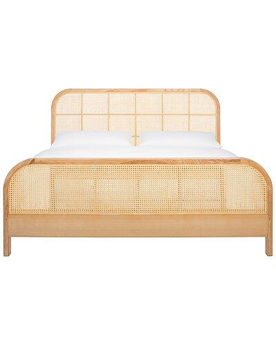 Safavieh Couture McAllister Cane Bed Cane Bed, Bed Stand, Tall Headboard, Contemporary Bed, Panel Bed, Bedroom Furniture Beds, Ash Wood, King Beds, Joss And Main