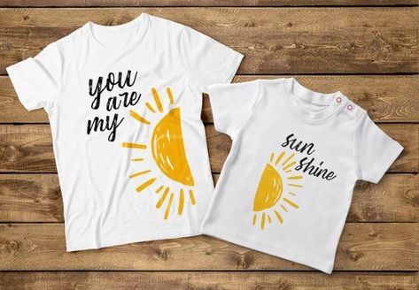 You Are My Sunshine Shirt, Mommy And Me Tshirts, Mommy Son Outfits, Son Outfits, Mommy Son, Sunflower Season, Mom And Me Shirts, Mommy And Me Shirts, Mom Clothes