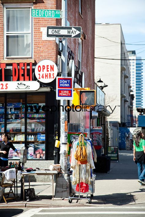 Bedford Avenue, Williamsburg. #olr #nycphotolibrary #nyc #bedford #williamsburg #brooklyn #donthonk #trendy Brooklyn Fashion, Brooklyn Style, Williamsburg Brooklyn, Photo Library, Times Square, Brooklyn, The Neighbourhood, Quick Saves