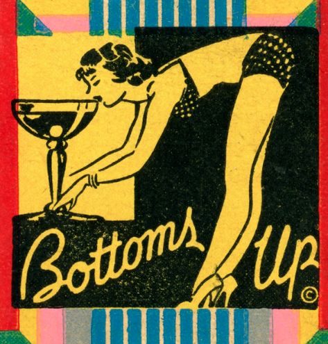 Retro Things, Match Boxes, Tiki Lounge, Matchbook Art, Matchbox Art, Retro Advertising, Wine Art, Female Figure, Vintage Pinup