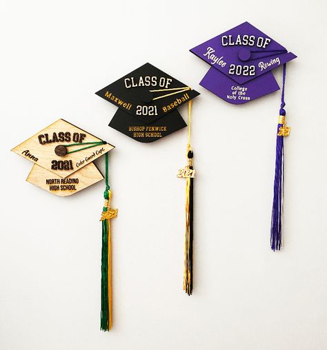 Graduation Tassel Holder | Personalized Graduation Gift | Masters | Bachelors | High School Grad Graduation Tassel Display, Graduation Cap Tassel, Cap Wall, Degree Gift, Graduation Cap Decoration Diy, Graduation Tassel, Graduation Gifts For Him, Balloon Ideas, Diy Balloon Decorations