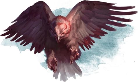 Hawk - Monsters - D&D Beyond Giant Eagle Fantasy Art, 5e Monsters, Monster Inspiration, Hawk Bird, Birds Art, Eagle Art, Pathfinder Rpg, Giant Eagle, Dnd Monsters