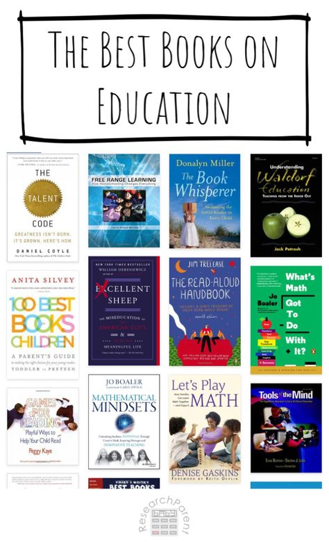 Great books for parents or teachers interested in learning more about a child's educational development.  via @researchparent Books About Education, Educational Books For Adults, Best Audible Books, Books For Teachers, Books For Parents, Easy Chapter Books, Best Parenting Books, Philosophy Of Education, Early Childhood Teacher