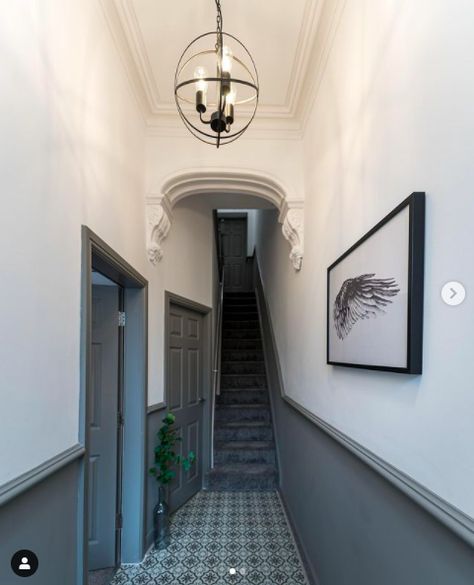 Entrance Hallway, House Inspo, Vinyl Flooring, Framed Bathroom Mirror, Interior Inspiration, Hallway, Entrance, Bathroom Mirror, Flooring