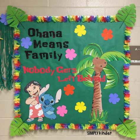 Creative Classroom Themes, Classroom Theme Ideas Daycare, Lilo And Stitch Classroom Decorations, Classroom Themes For Toddlers, Lilo And Stitch Ra Theme, Classroom Themes Prek, Classroom Themes Disney, Disney Theme Classroom Ideas, Obama Means Family