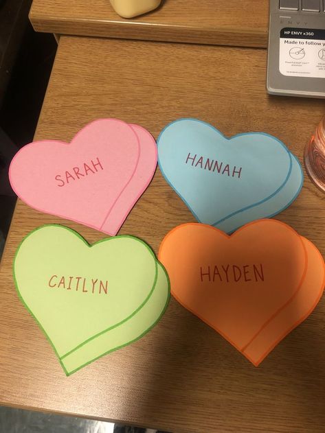 Valentines Cubby Tags, Bulletin Board Name Tags, Preschool Cubbies Ideas Name Tags, Valentines Dorm Door Decorations, Dorm Door Name Tags Cute Ideas, Dorm Room Name Tag Ideas, Cute Door Decorations College, February Door Decs Ra, Spring Semester Door Decs