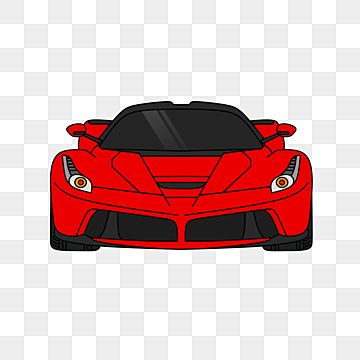 Car Front View Drawing, Ferrari Clipart, Train Front View, Scorpio Car, Car Front View, Drawing Sunset, Car Animation, Car Clipart, Car Ferrari