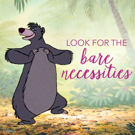 ♫ The simple bare necessities. ♫ Laugh Quotes, Jungle Book Disney, Sing Song, Animation Disney, The Jungle Book, Quotes Lyrics, Song Dance, Film Disney, Disney Side