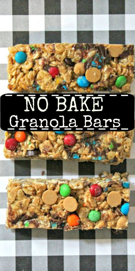 Homemade Kudos Bars, Simple Granola Bars, Homemade Z Bars For Kids, Chocolate Covered Granola Bars, Baking With Kids Easy Fun, Home Made Granola Bars, No Bake Recipes For Kids, Fruit Granola Bars, Bake Granola Bars