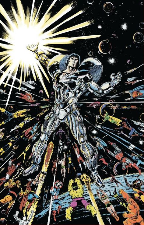 Secret Wars II The Beyonder Marvel Comics, The Beyonder Marvel, Beyonder Marvel, Marvel Comic Art, Molecule Man, Comic Wallpaper, Slayer Shirt, Marvel And Dc Characters, Retro Comic Book