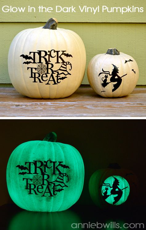 Pumpkins Silhouette, Glow In The Dark Pumpkins, Annie Williams, Silhouette Halloween, Halloween Diy Outdoor, Diy Glow, Halloween Memes, Halloween Decorations Diy Outdoor, Foam Pumpkins