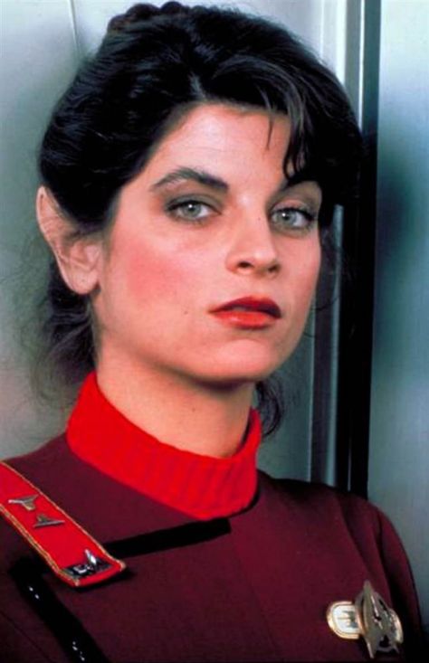 From 'Star Trek' to 'DWTS,' see photos of Kirstie Alley throughout her career Wrath Makeup, Kristie Alley, The Wrath Of Khan, Wrath Of Khan, Star Trek Actors, Star Trek Crew, Star Trek Reboot, Film Star Trek, Star Fleet