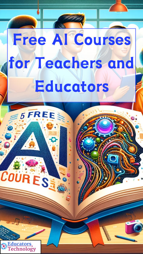 Free AI courses Free Online Education Courses, Online Teaching Tools, Free Online Classes Educational Websites, School Of The Future, E Learning Course Design, Creating A Digital Course, Free English Courses, Free College Courses Online, Digital Learning Educational Technology