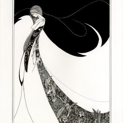 Aubrey Beardsley – The Art Nouveau Movement Black And White Art Deco, Art Deco Drawing, White Art Deco, Japanese Woodcut, Aubrey Beardsley, Art Nouveau Illustration, English Artists, Black And White Art, Tarot Art