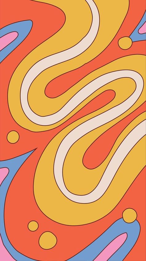 Abstract trippy wave vertical background. Retro backdrop groovy style. Vector contour hand drawn illustration. Groovy Illustration Graphic Design, Indie Groovy Graphic, Waves Graphic Design, Groovy Illustration, Retro Backdrop, Groovy Waves, Vertical Background, Retro Vector Illustration, Groovy Design