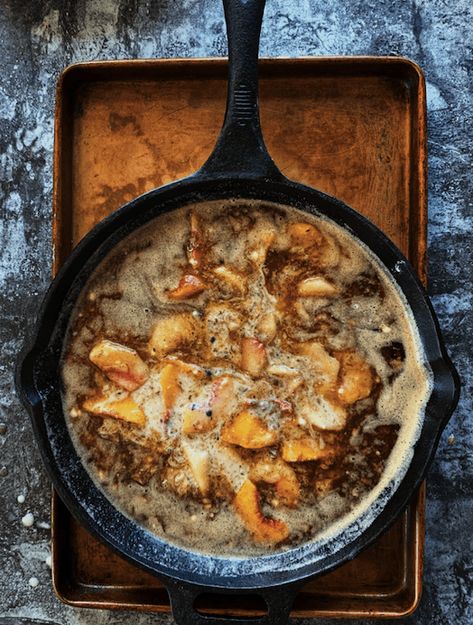 Brown Butter Bourbon Peach Cobbler – Heart Of Celebration Bourbon Peach Cobbler, Bourbon Dessert, Brown Butter Bourbon, Peach Cobbler Cupcakes, Butter Bourbon, Praline Sauce, Peach Sauce, Pecan Cobbler, Peach Butter