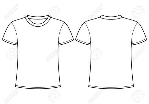 002 Blank T Shirt Template Front And Back Vector Ideas regarding Printable Blank Tshirt Template - Best Sample Template Tshirt Outline, T Shirt Outline, Shirt Outline, Free Tshirt Design, Blank Tshirt, Outline Template, T Shirt Template, Folder Templates, Tshirt Template