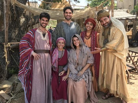 Joseph And The Technicolor Dreamcoat Costumes, The Chosen Costumes, Queen Esther Costume, Bible Costumes, Bible Clothing, Living Nativity, Biblical Clothing, Chosen Cast, Drama Clothes