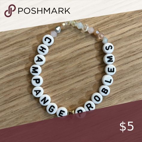 Champagne Problems bracelet Champagne Problems Bracelet, Taylor Swift Champagne Problems, Taylor Swift Champagne, Bracelet Taylor Swift, Eras Tour Film, Taylor Swift Bracelets, Taylor Swift Jewelry, Swift Bracelets, Taylor Swift Merch