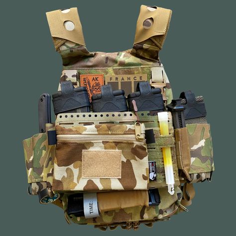 Slickster Plate Carrier, Milsim Loadout, Military Loadout, Plate Carrier Setup, Tactical Loadout, Tac Gear, Tactical Gear Loadout, Homemade Fudge, Combat Gear