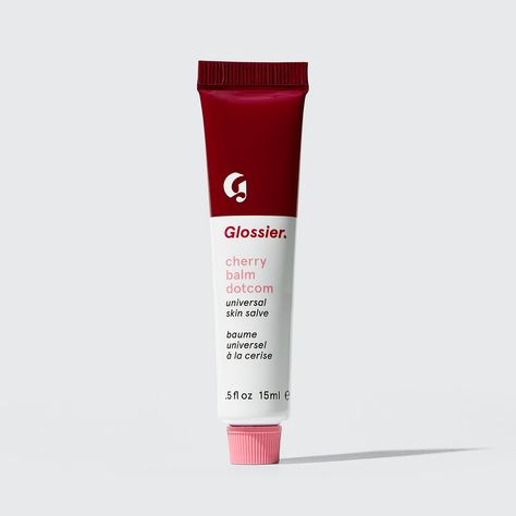 Glossier Cherry, Christmas Wishlist For Teens, Glossier Cherry Balm Dotcom, Glossier Balm, Glossier Balm Dotcom, Glossier Lip Balm, Balm Dotcom, Makeup Needs, Birthday List