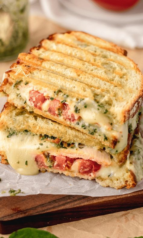 Easy Turkey Basil Pesto Panini – Hey, Snickerdoodle! Turkey Panini Sandwiches, Turkey Pesto Sandwich, Pesto Panini, Turkey Pesto, Great Dinner Recipes, Pesto Sandwich, Panini Recipes, Fontina Cheese, Grilled Turkey