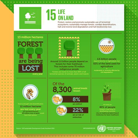 The Global Goals: SDGs Infographics :: Behance Sdgs Goals, Sdg Goals, Agenda Design, Assignment Ideas, Global Goals, Goal List, Canvas Learning, Land Use, Sustainable Development Goals