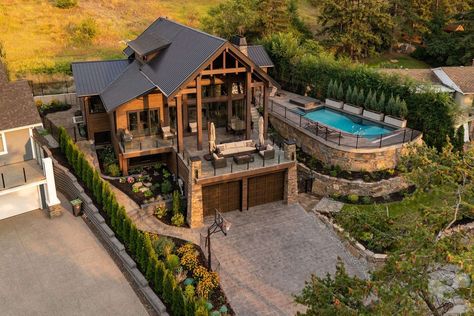 Luxury Future, Modern Timber Frame Homes, House Luxury, Timber House, Barn Style House, Luxury Homes Dream Houses, Barn House Plans, Dream House Exterior, House Goals