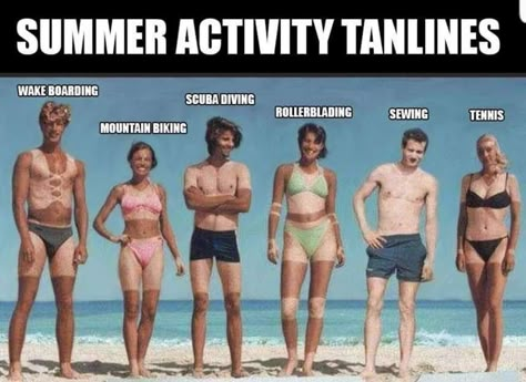 Funny Sunburn, Tan Salon, Scuba Diving Quotes, Tanning Tips, Bill Cosby, Summer Tanning, Water Skiing, Dota 2, Memes Humor