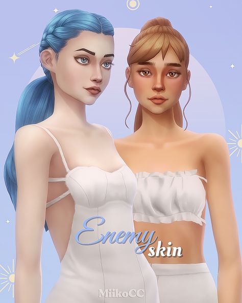 Enemy skin overlay (with body preset) | Miiko on Patreon Skin Overlay, Sims Background, The Sims 4 Skin, Background Characters, Sims 4 Anime, Pelo Sims, Sims Wallpaper, Skin Details, Sims 4 Cc Skin