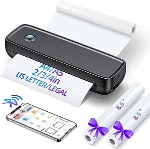 Android Laptop, Mobile Printer, Thermal Paper, Wireless Printer, Office Gadgets, Portable Printer, Mini Printer, Ios Phone, Save Power