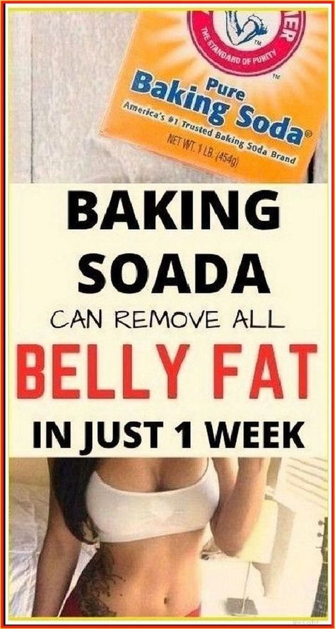 In just one week baking soda can remove all belly fat Mediterranean Ritual, Banana Drinks, Remove Belly Fat, Soda Brands, Turmeric Tea, Fat Removal, Fat Burning Drinks, Stubborn Belly Fat, Fat Burner