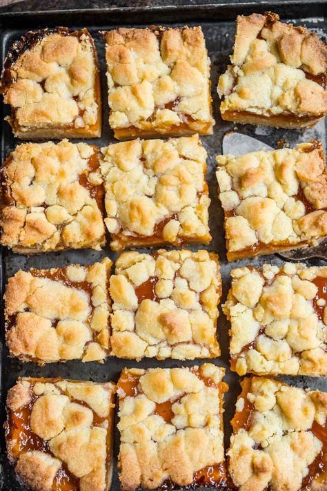 Apricot Squares Recipe, Apricot Desserts, Apricot Bars Recipe, Apricot Jam Recipe, Apricot Dessert, Apricot Bars, Apricot Jam Recipes, Dinner Then Dessert, Apricot Recipes