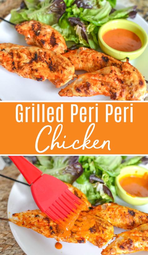 DELISH! Grilled Peri-Peri Chicken Recipe with Homemade Peri Peri Sauce Recipes With Peri Peri Sauce, Recipes Using Peri Peri Sauce, Perri Perri Chicken, Peri Peri Sauce Recipe, Peri Peri Chicken Recipe, Peri Peri Sauce, Chicken Sauce Recipes, New Chicken Recipes, Peri Peri Chicken