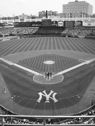 ˚Old Yankee Stadium Old Yankee Stadium, Yankees Aesthetic, Forbes Field, 2024 Manifestations, New York Yankees Stadium, Summer In Nyc, Go Yankees, Baseball Stadium, Yankee Stadium