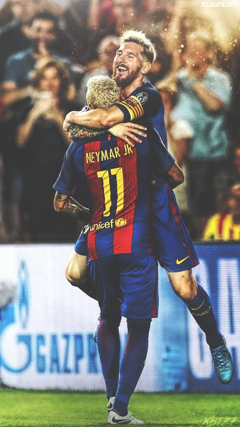 Lionel Messi & Neymar | FC Barcelona Messi Neymar, Messi And Neymar, Lionel Messi, Fc Barcelona, Neymar, Barcelona, Soccer, Football