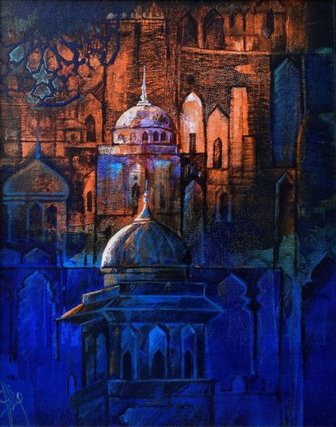 Masjid Art, Ali Calligraphy, Calligraphy Paintings, Mosque Art, Islamic Art Canvas, Islamic Caligraphy Art, Beautiful Art Paintings, Abstract Floral Art, Perspective Art