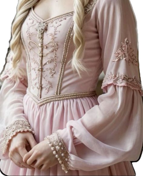 Pink Medieval Dress, Westeros Fashion, Viserys Targaryen, Head Scarf Styles, Fantasy Dresses, Royal Dresses, Theme Dress, Effortlessly Chic Outfits, Fantasy Gowns